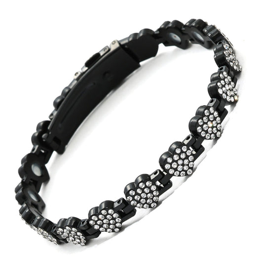 Fashion Magnetic Clover Bracelet