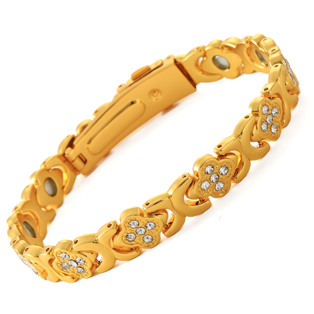 Fashion Magnetic Clover Bracelet