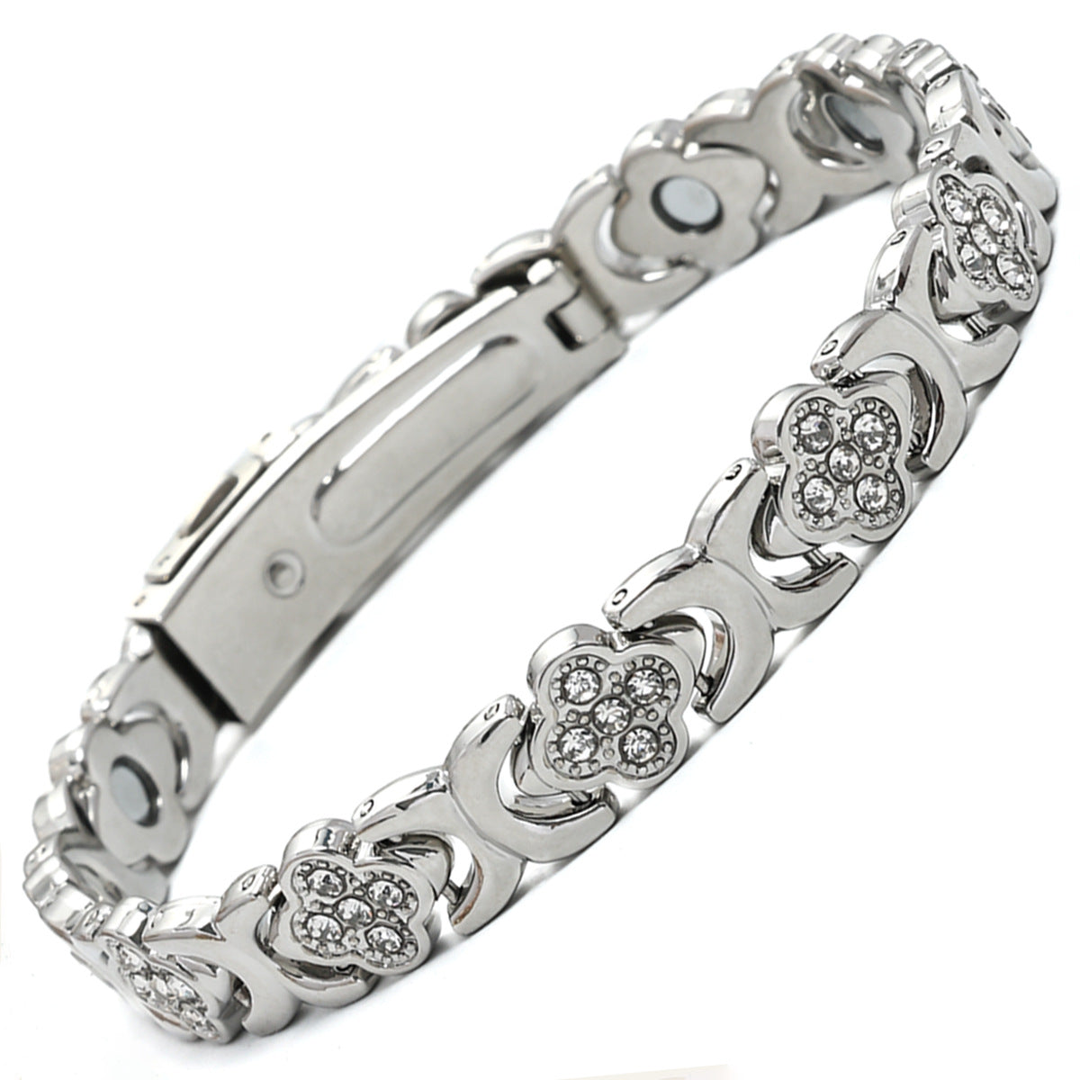 Fashion Magnetic Clover Bracelet
