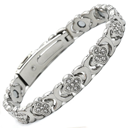 Fashion Magnetic Clover Bracelet