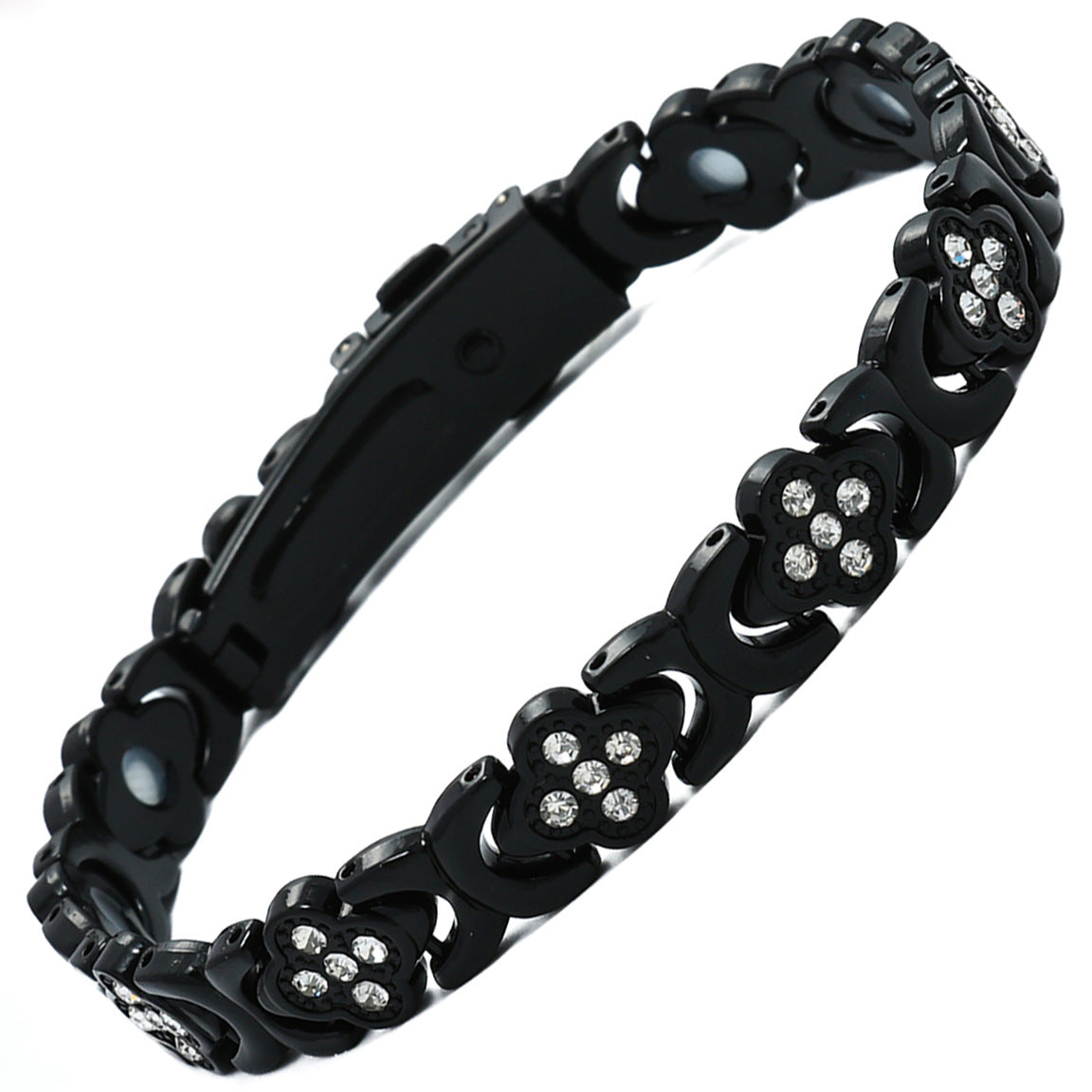 Fashion Magnetic Clover Bracelet