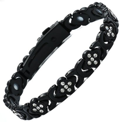 Fashion Magnetic Clover Bracelet