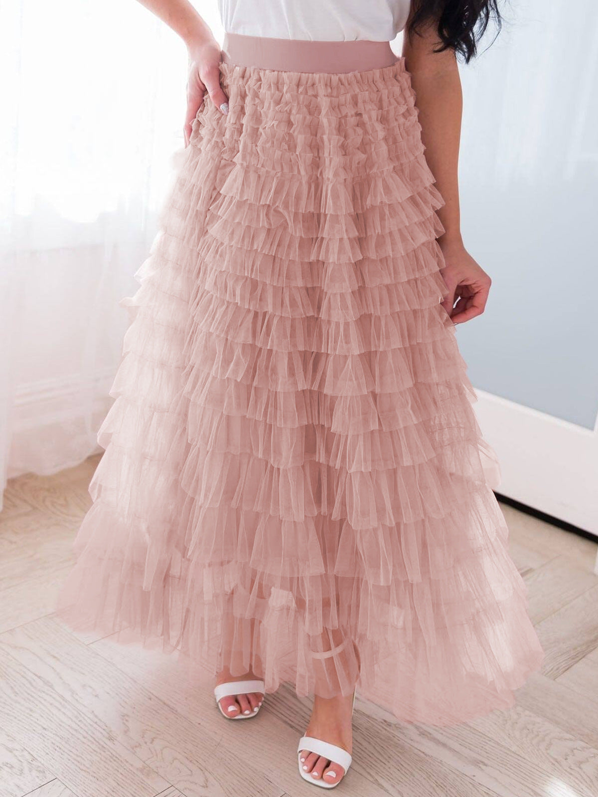Fashion Mesh Cake Skirt for Women