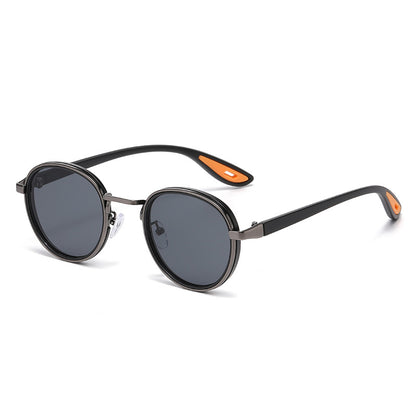 Fashion Metal Round Frame Sunglasses