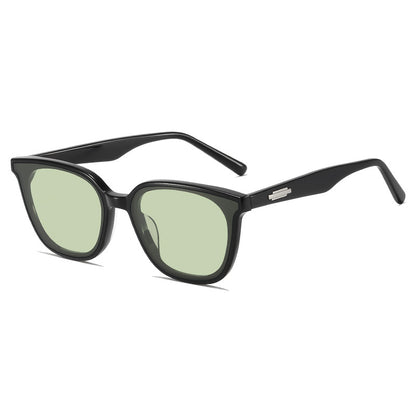 Fashion Oval Frame Polarized Sunglasses