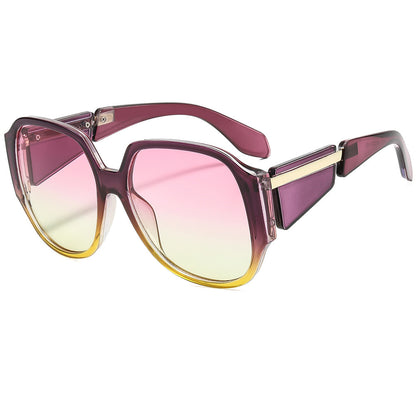Fashion Oval Frame UV Protection Sunglasses