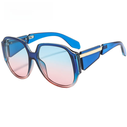 Fashion Oval Frame UV Protection Sunglasses
