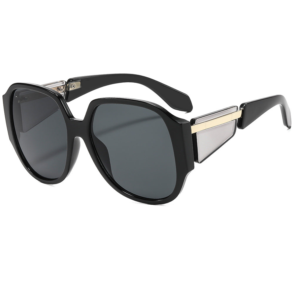 Fashion Oval Frame UV Protection Sunglasses