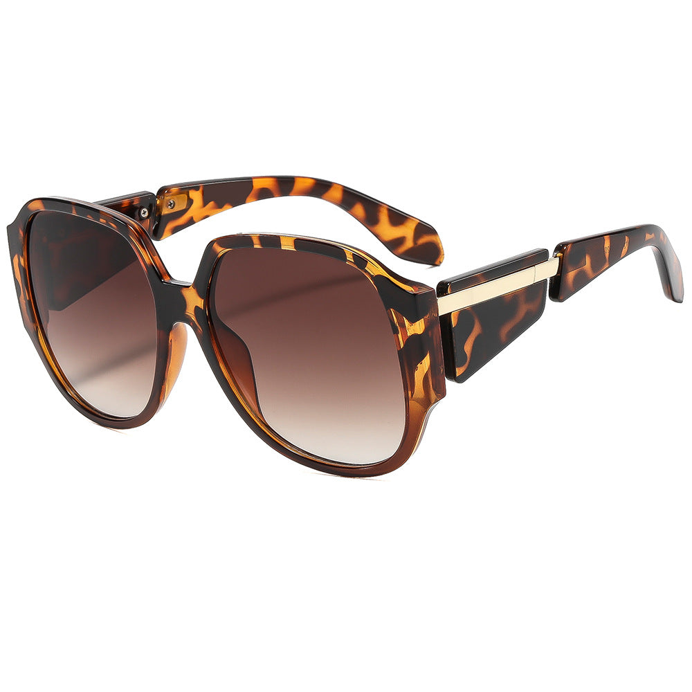 Fashion Oval Frame UV Protection Sunglasses