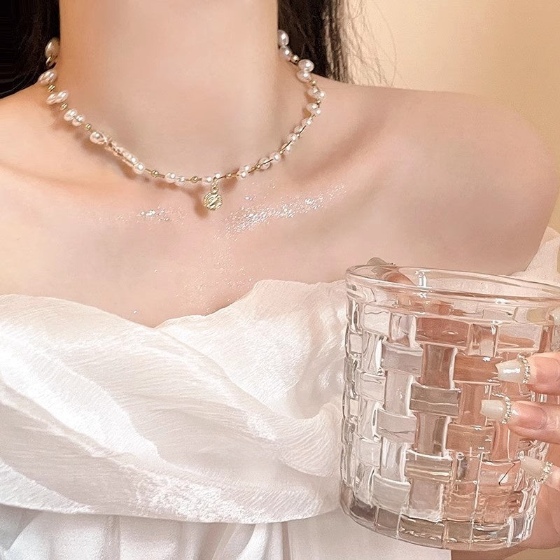 Fashion Pearl Necklace with Various Pendants