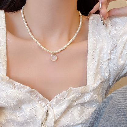 Fashion Pearl Necklace with Various Pendants
