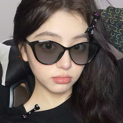 Fashion Photochromic Cat Eye Glasses