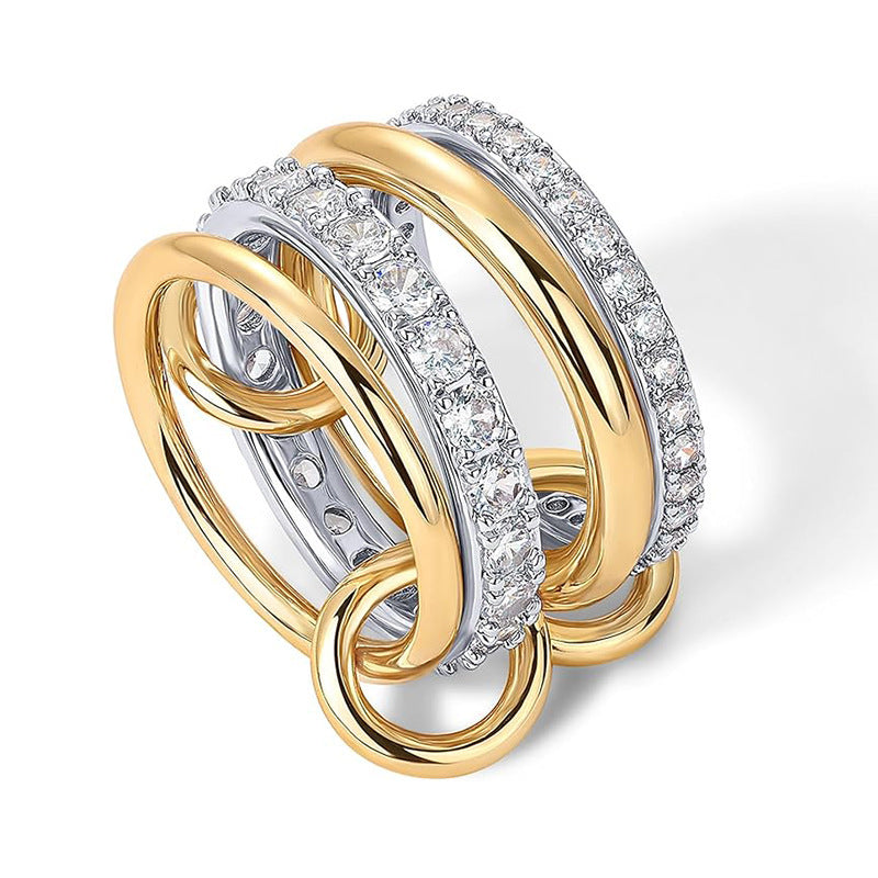 Fashion Popular Small Multi-Layer Ring