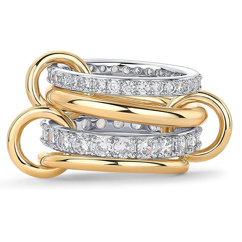 Fashion Popular Small Multi-Layer Ring