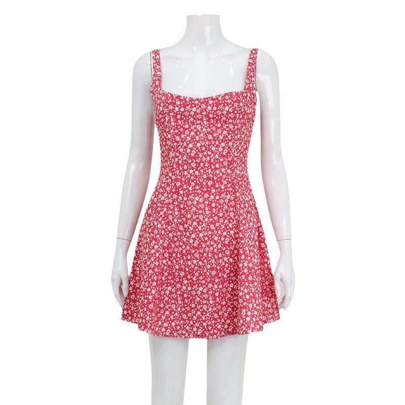 Fashion print tank dress