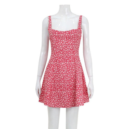 Fashion print tank dress