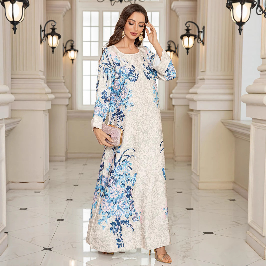 Fashion Printed Long Dress dress
