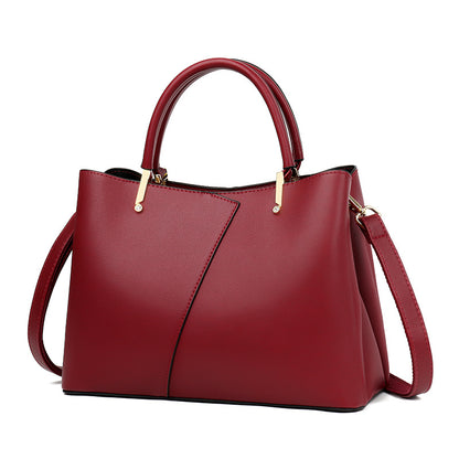 Fashion PU Crossbody Tote Bag with Multiple Pockets