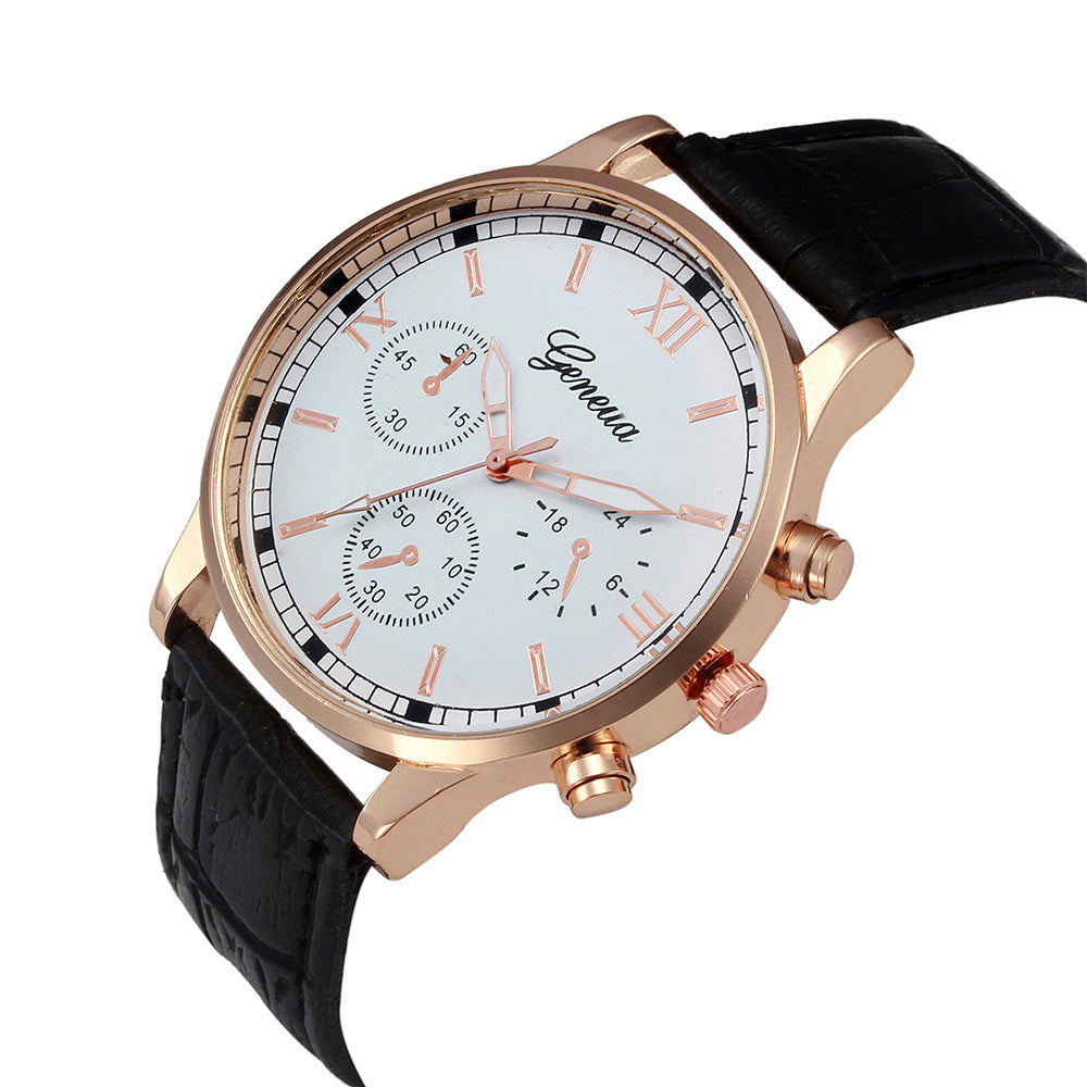Fashion Quartz Watch Men's Casual Business Chronograph