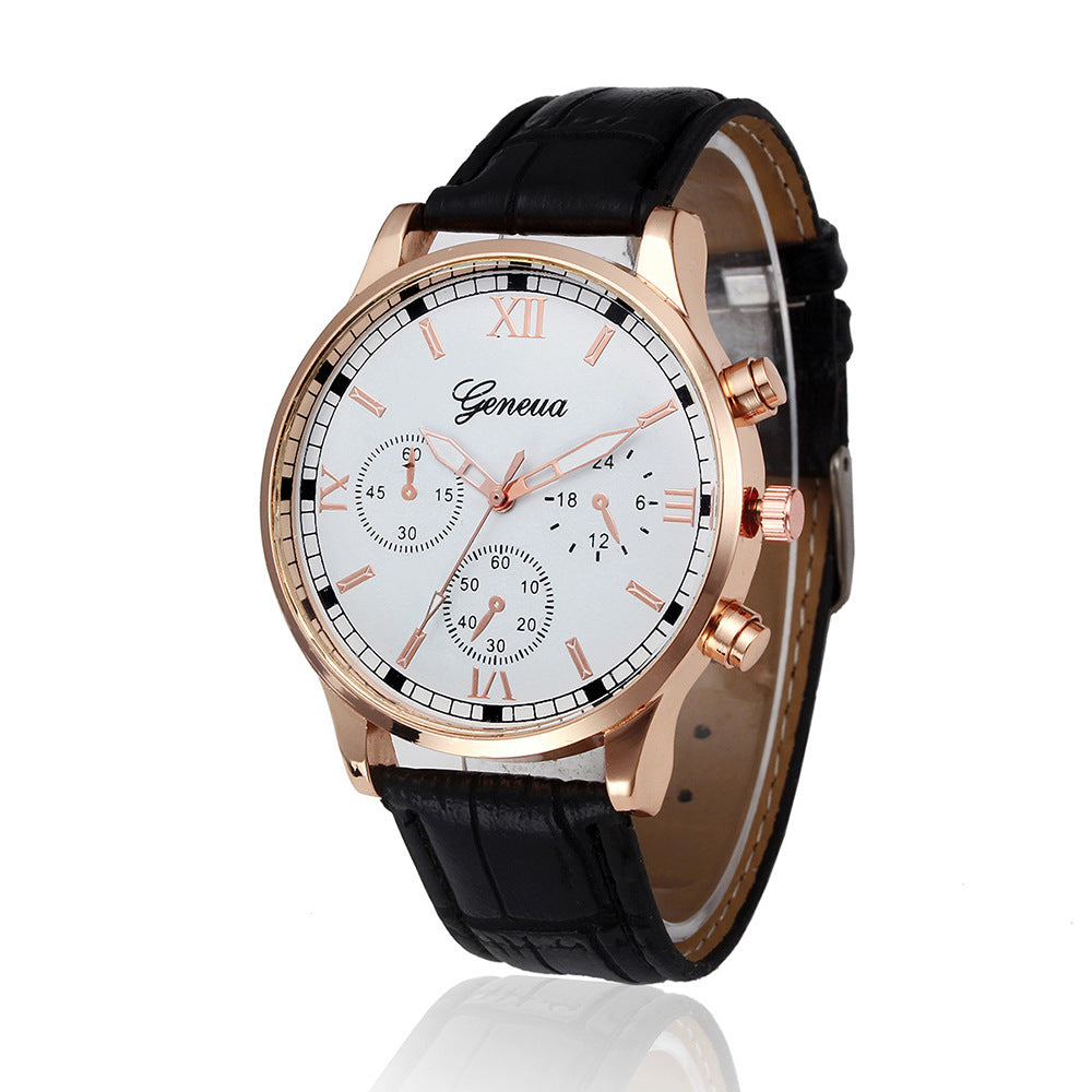 Fashion Quartz Watch Men's Casual Business Chronograph