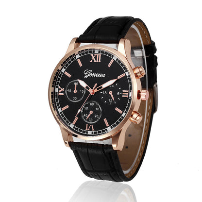 Fashion Quartz Watch Men's Casual Business Chronograph