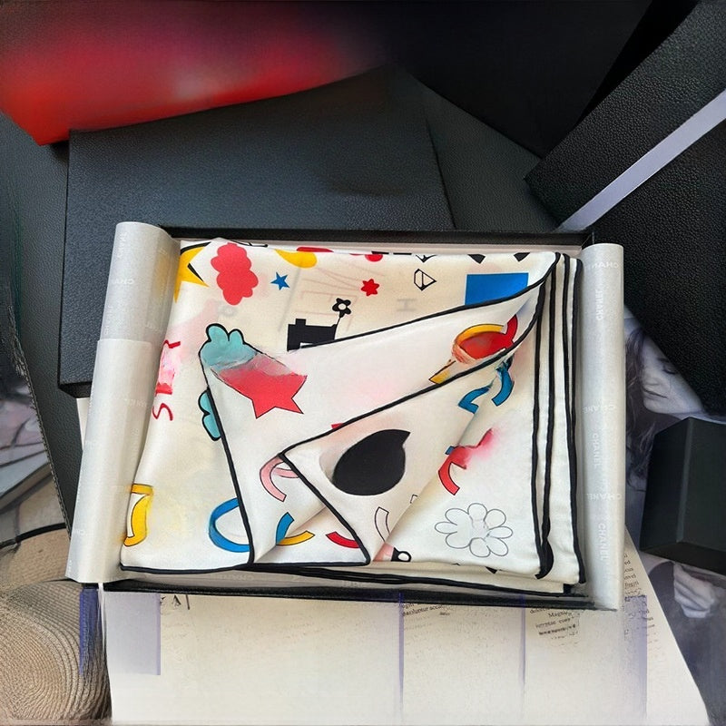 Fashion Silk Square Scarf