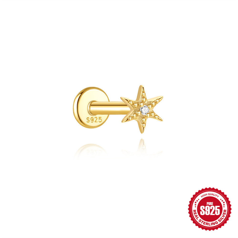 Fashion Silver Thematic Stud Earrings