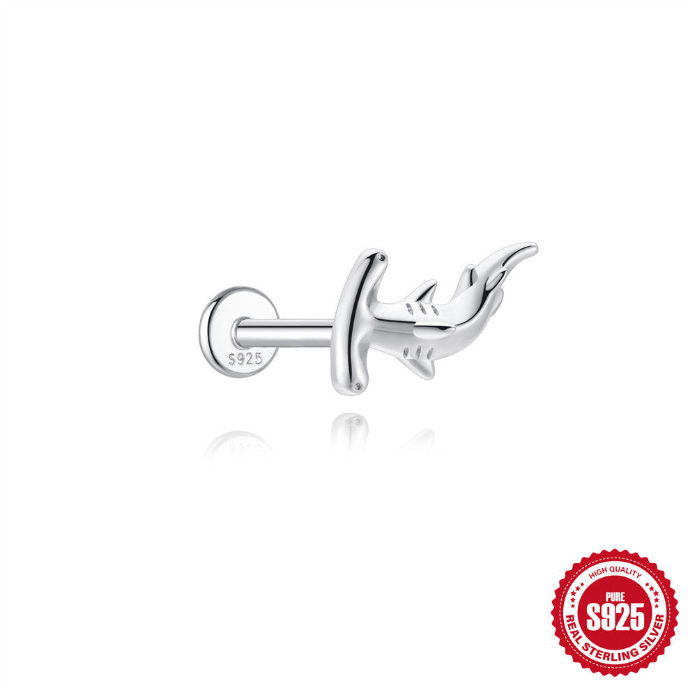 Fashion Silver Thematic Stud Earrings