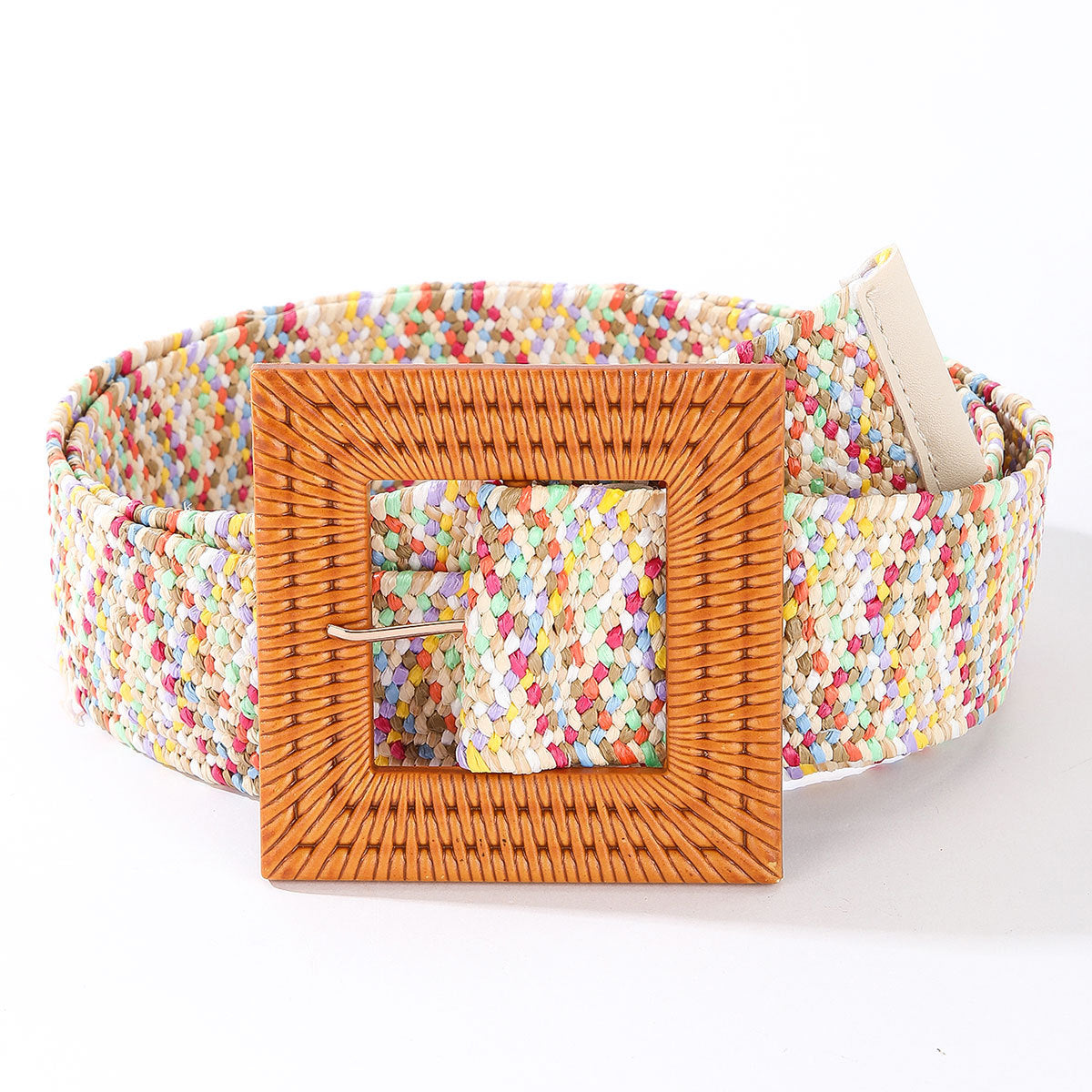 Fashion Simple Woven Elastic Pp Decorative Belt