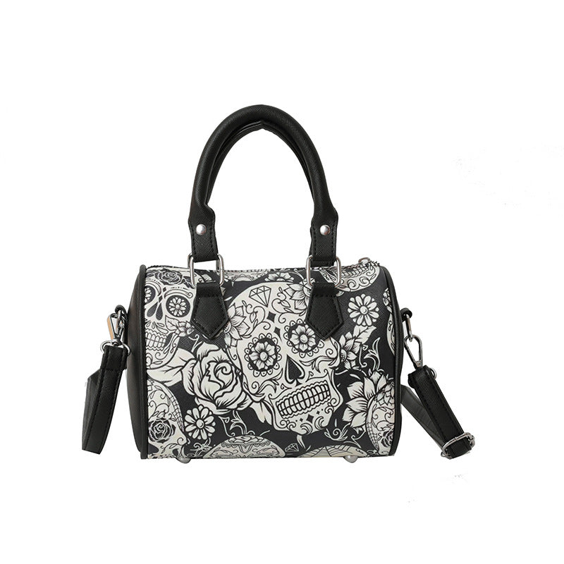 Fashion Skull Print Womens Shoulder Bag