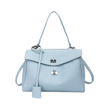 Fashion Soft Leather Single Shoulder Tote Bag