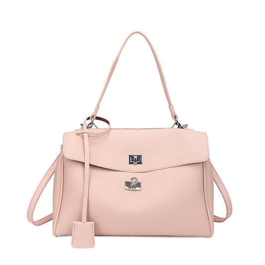 Fashion Soft Leather Single Shoulder Tote Bag