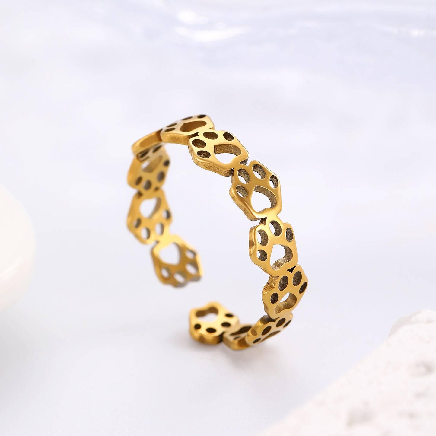 Fashion Stainless Steel Open Ring