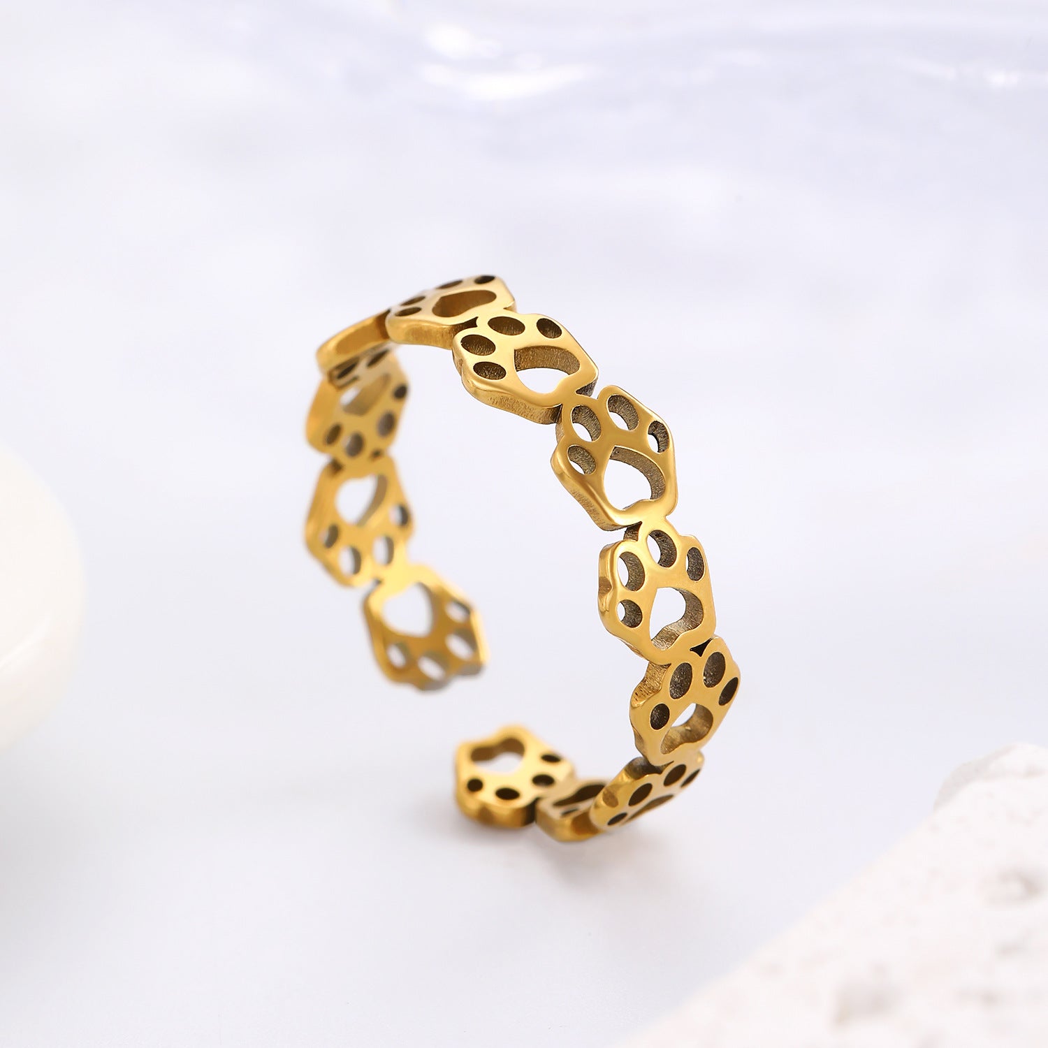 Fashion Stainless Steel Open Ring