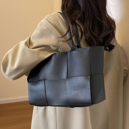 Fashion Stitched Tote Shoulder Bag