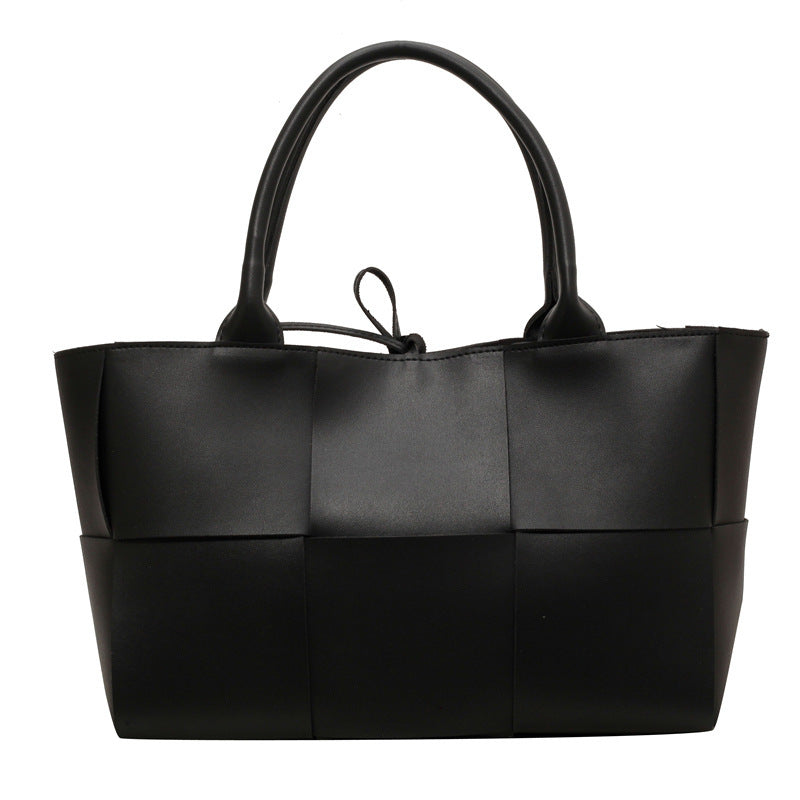 Fashion Stitched Tote Shoulder Bag