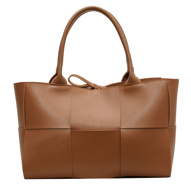 Fashion Stitched Tote Shoulder Bag
