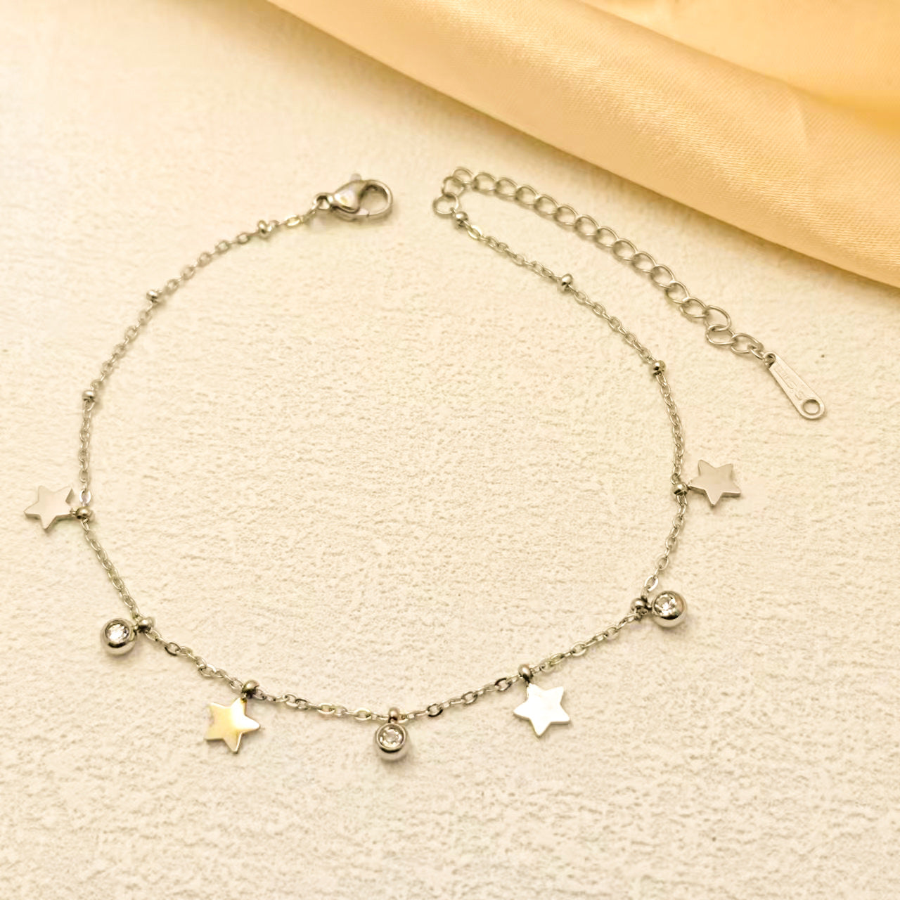 Fashion Titanium Steel Ankle Chain with Tassel