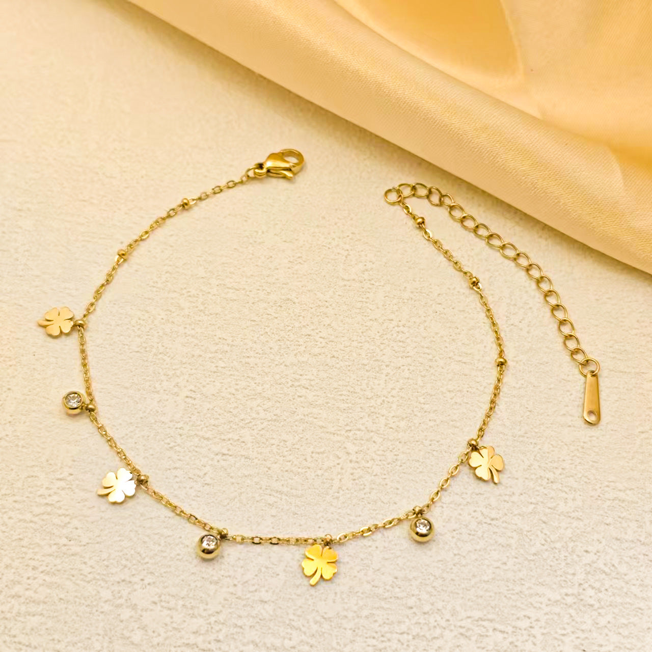 Fashion Titanium Steel Ankle Chain with Tassel