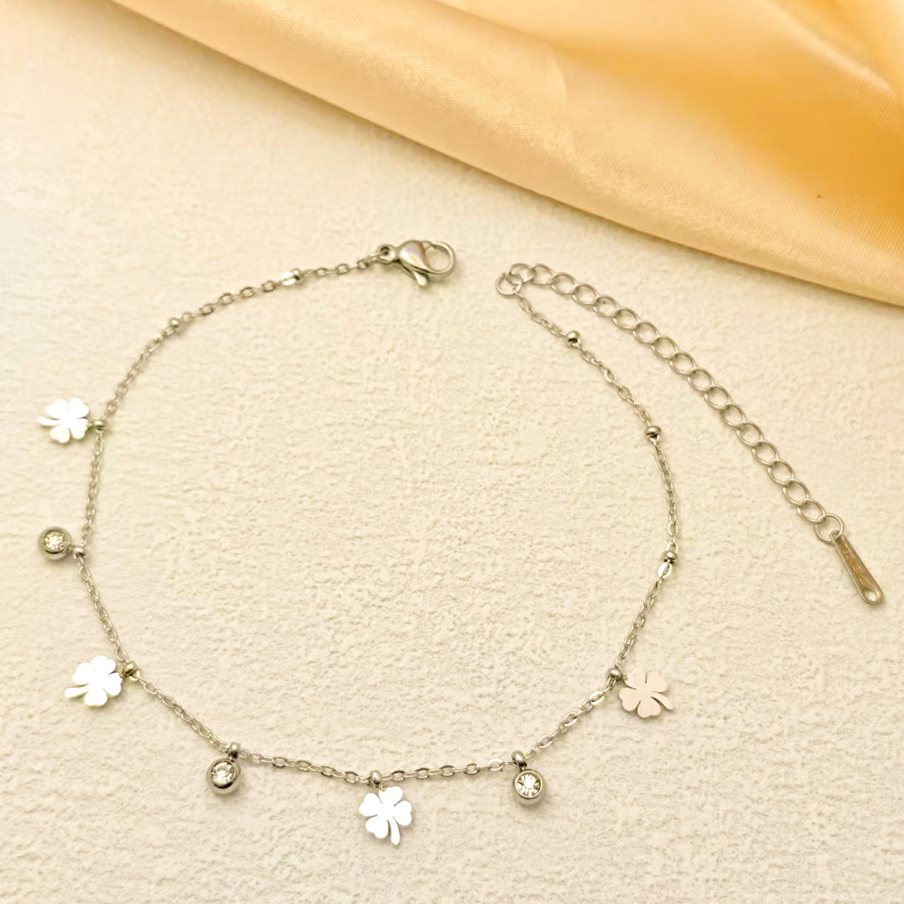 Fashion Titanium Steel Ankle Chain with Tassel