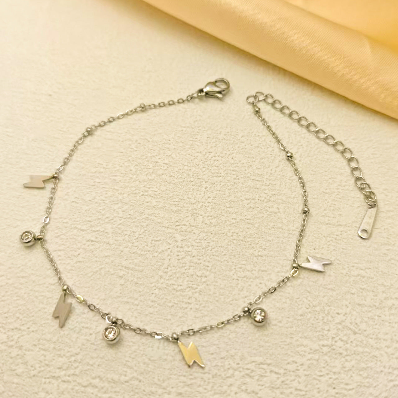 Fashion Titanium Steel Ankle Chain with Tassel