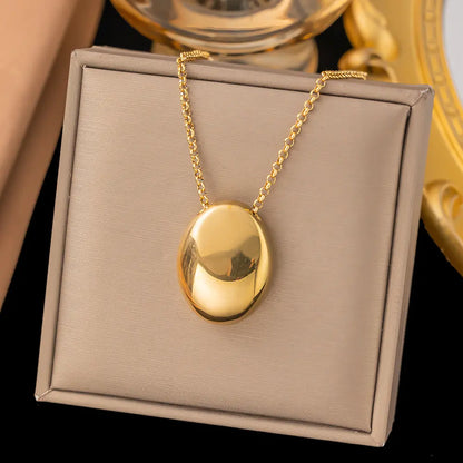 Fashion Titanium Steel Clavicle Necklace