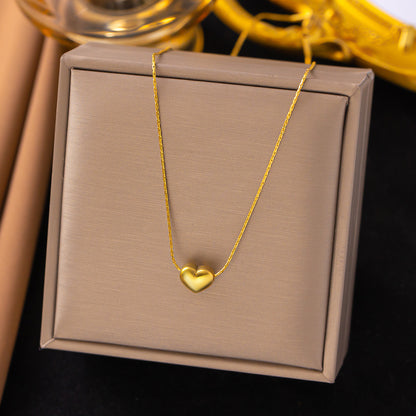 Fashion Titanium Steel Clavicle Necklace