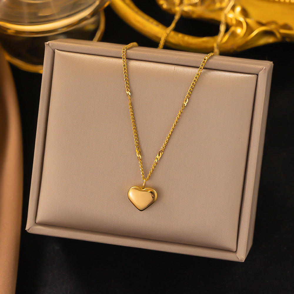Fashion Titanium Steel Clavicle Necklace
