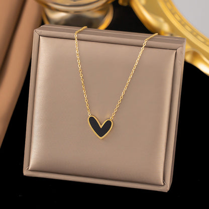 Fashion Titanium Steel Clavicle Necklace