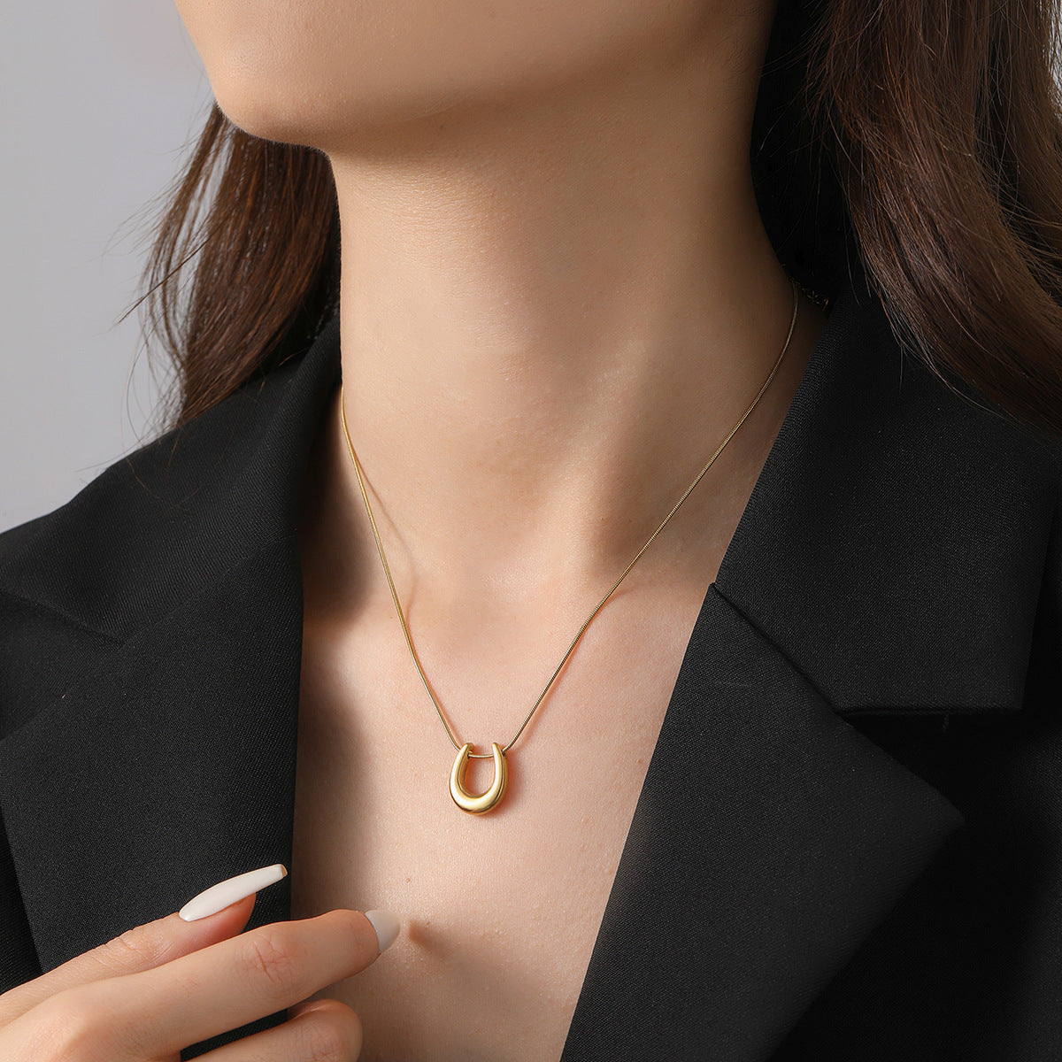 Fashion Titanium Steel Necklace for Women