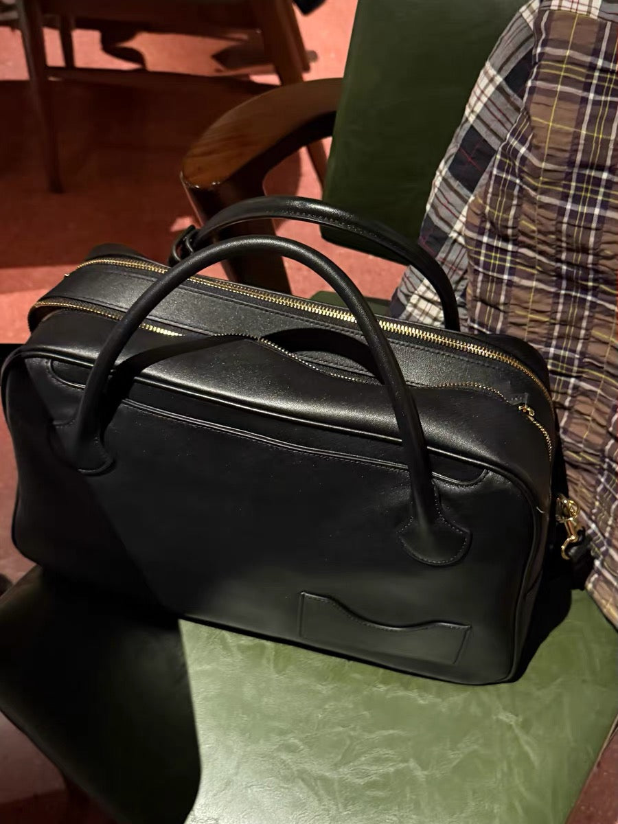 Fashion Versatile Dark Pocket Bowling Large Capacity Shoulder Bag