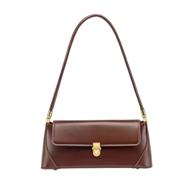 Fashion Vintage PU Baguette Underarm Shoulder Bag