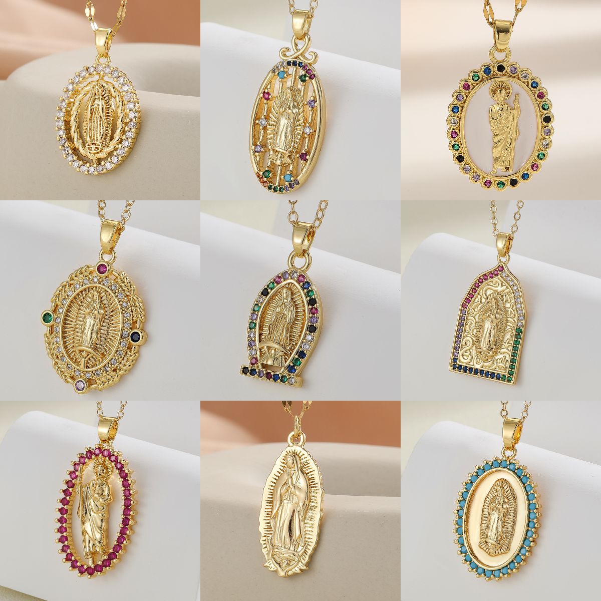 Fashion Virgin Mary Necklace