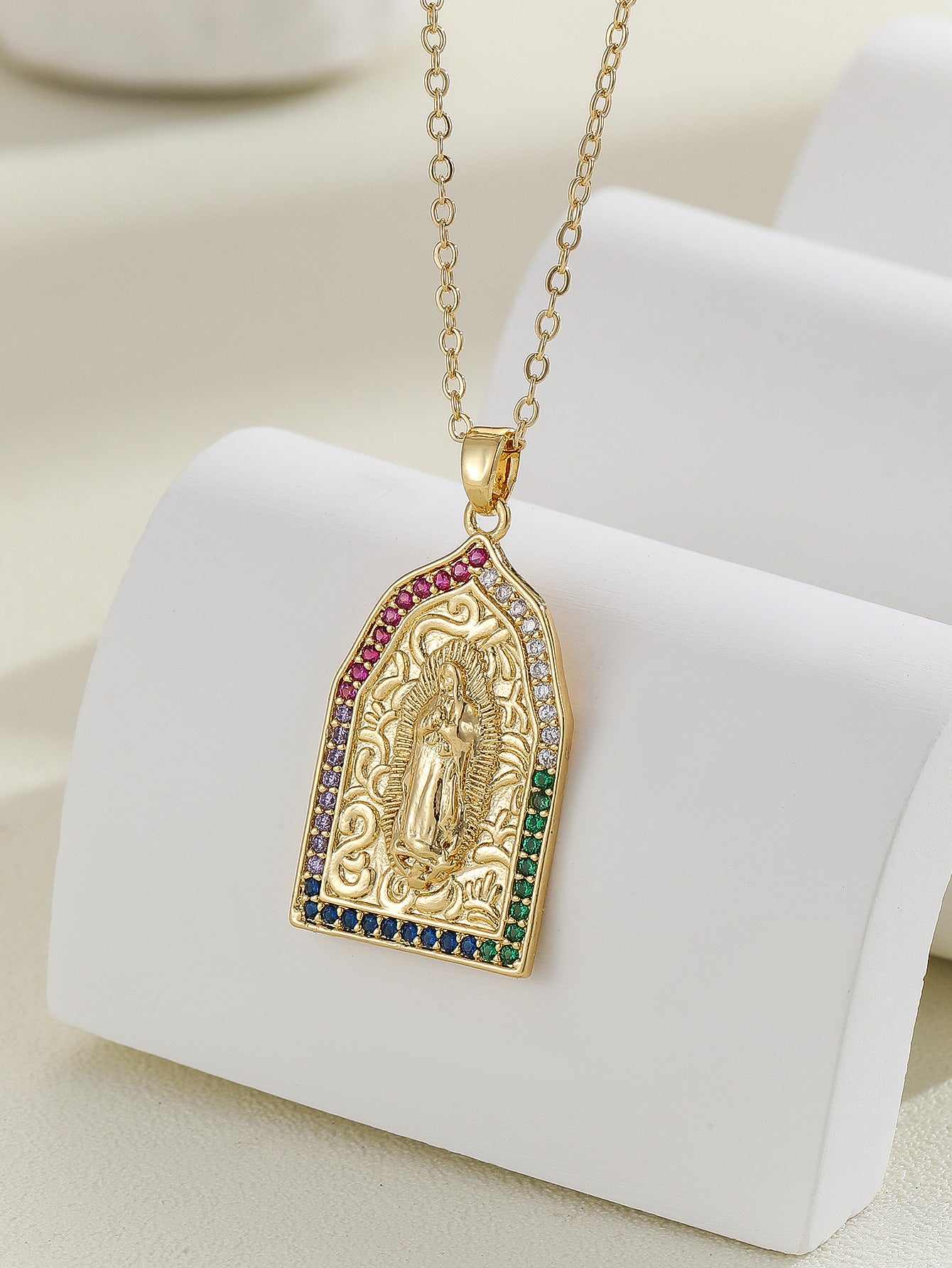 Fashion Virgin Mary Necklace